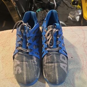 adidas Blue and Gray Sneakers